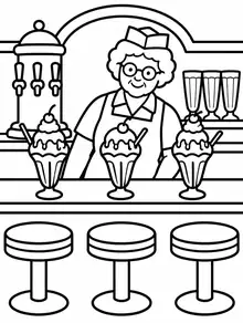 Coloring page 7 from Nostalgic Days