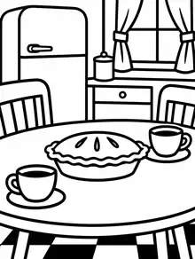 Coloring page 16 from Nostalgic Days